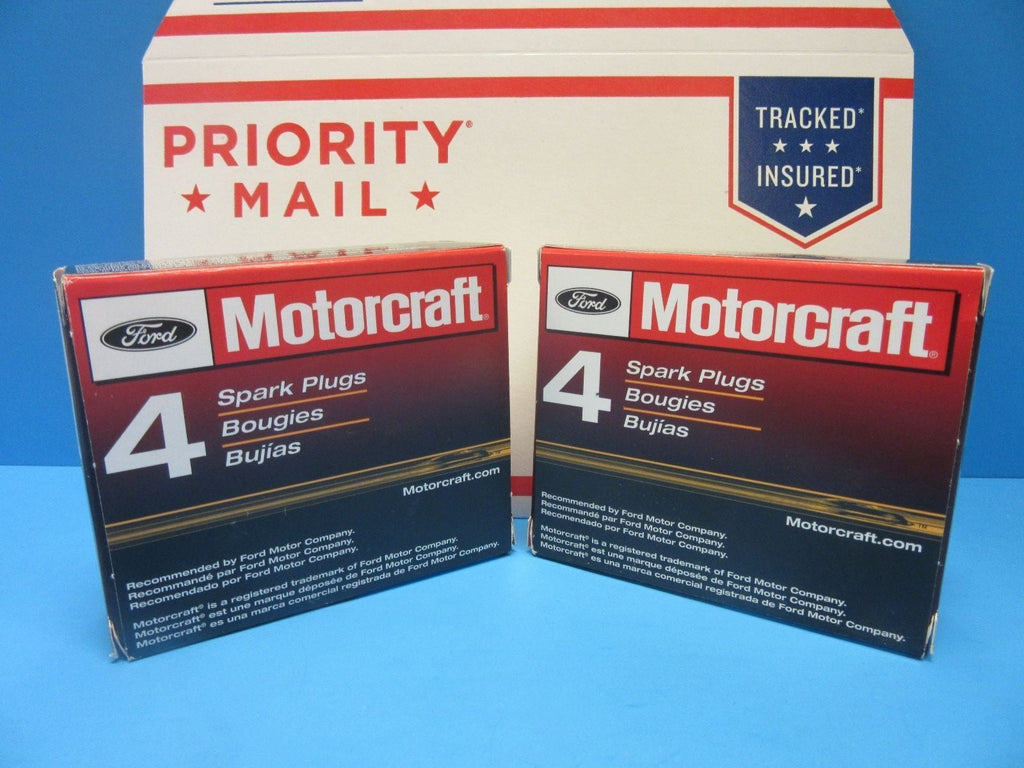 Set of 8 Spark Plugs Genuine Motorcraft OEM FORD SP521AGSF22F1 Finewire Platinum