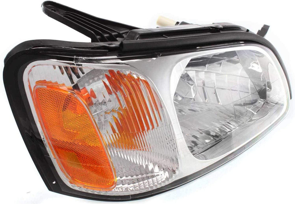 Headlight Set Compatible with 2000-2004 Subaru Legacy 2003-2006 Baja Left Driver and Right Passenger Side Halogen with Bulb(S)