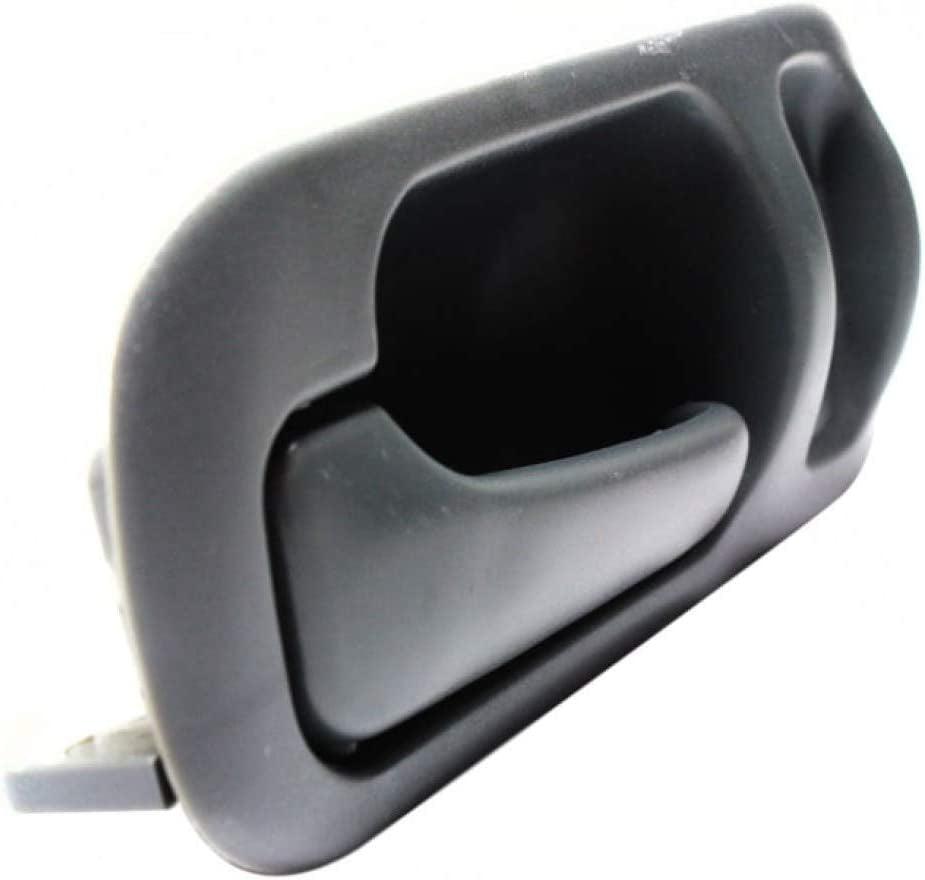 for Honda CR-V Interior Door Handle Rear, Driver Side Gray (1997-2001) | with Door Lock Hole | Trim: LX/EX/SE | HO1552105 | 72664S10000ZA