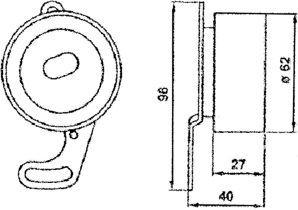 Gold T41014 Manual Timing Belt Tensioner