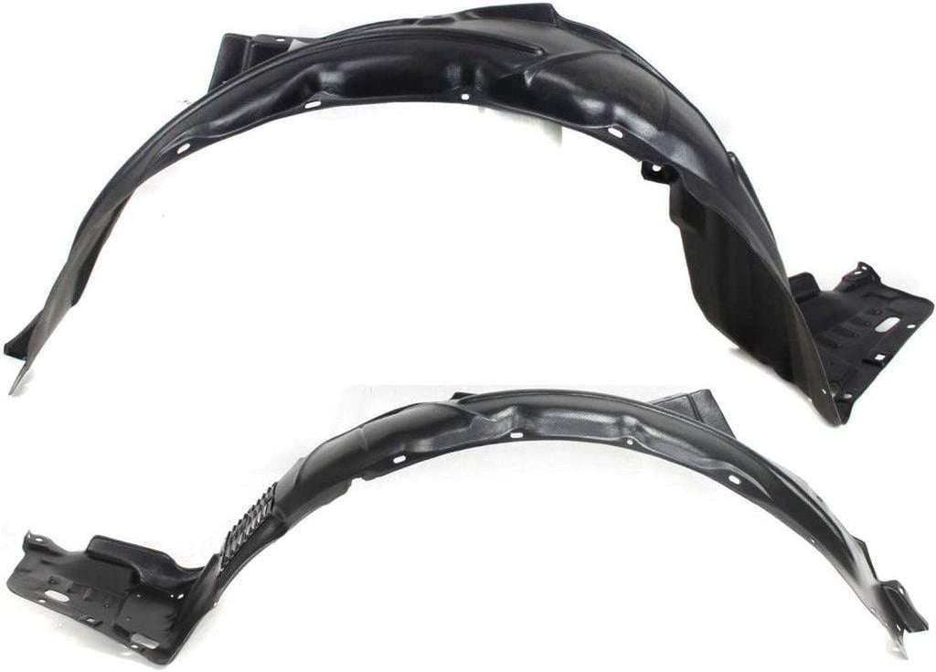 For Acura TSX Splash Guard/Fender Liner 2006 2007 2008 Driver and Passenger Side Pair/Set | Front | Trim: Base | AC1248121 + AC1249121 | 74151SEAJ00 + 74101SEA010