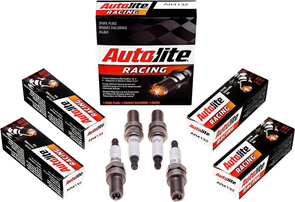 AR4132-4PK High Performance Racing Non-Resistor Spark Plug, 4 Pack