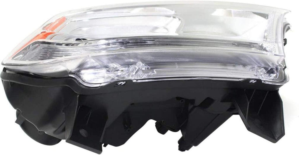 For Dodge Durango Headlight Assembly 2014 2015 Pair Driver and Passenger Side Chrome Trim Chrome DOT Certified | CH2502256 | CH2503256 | 68188731AF | 68188730AF