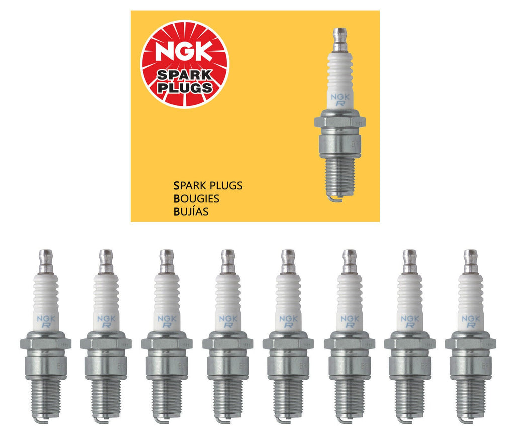 NGK Standard Spark Plug Set 8PCS. 3961 BR8ES SOLID