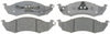 Silver 14D576C Ceramic Front Disc Brake Pad Set with Wear Sensor