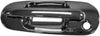 for Honda CR-V Door Handle 1997-2001 Exterior | Front Driver Side | Texture/Black Finish | Chrome Lever | Black Housing | HO1310126 | 72180ST0003-PFM