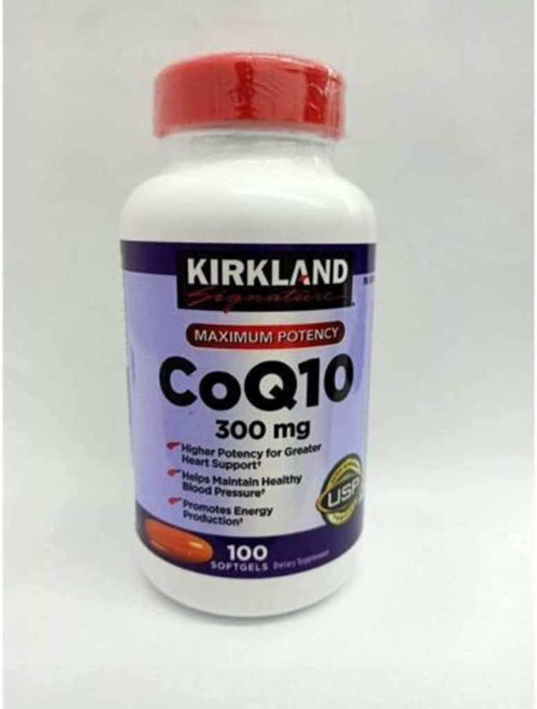 Coq10 300Mg,100 Softgels-Helps Maintain Healthy Blood Pressure and Promotes Energy Production,100 Count (Pack of 1)