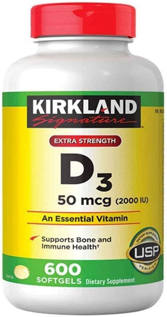 Maximum Strength Vitamin D3 2000 I.U. 600 Softgels, Bottle Personal Healthcare / Health Care