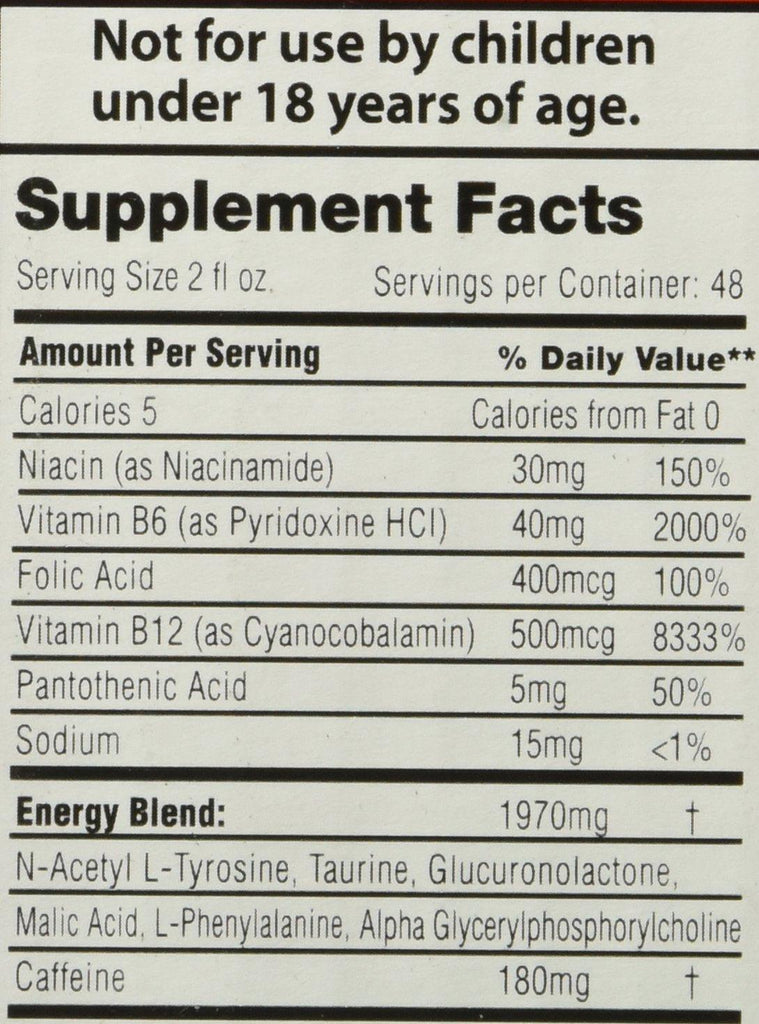 Kirkland Signature Energy Shot (48 Count), "24 Berry, 12 Pomegranate, & 12 Orange, 2 Fl Oz Each, 48 Count (Pack of 1)