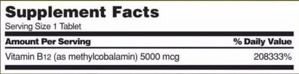 Kirkland-Signature Quick Dissolve B 12 5000 Mcg-Helps Facilitate Energy Production,300 Tablets,Cherry(Pack of 1)