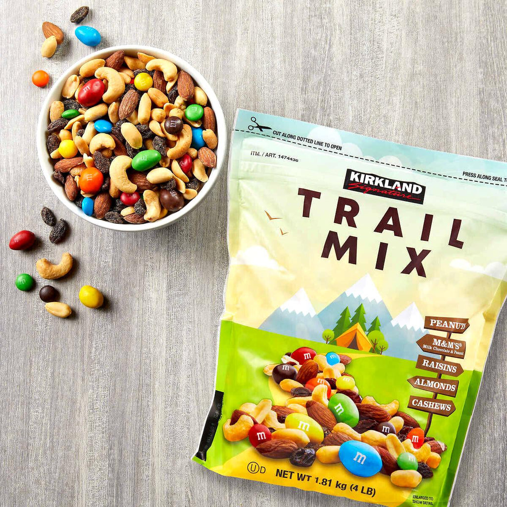 Kirkland Signature Trail Mix 4 Lbs W/ M&M'S Milk Chocolate & Peanut *SO GOOD!