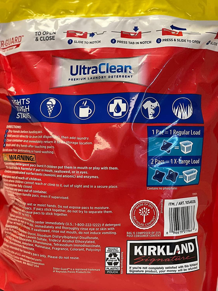 Kirkland Signature Ultra Clean Laundry Detergent (152 Pacs (2 Pack))