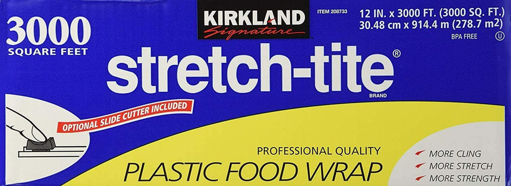 Stretch-Tite Plastic Food Wrap - Parent (6000 SQ. FT (2 Pack, 12" X 3000 SQ. FT Each))