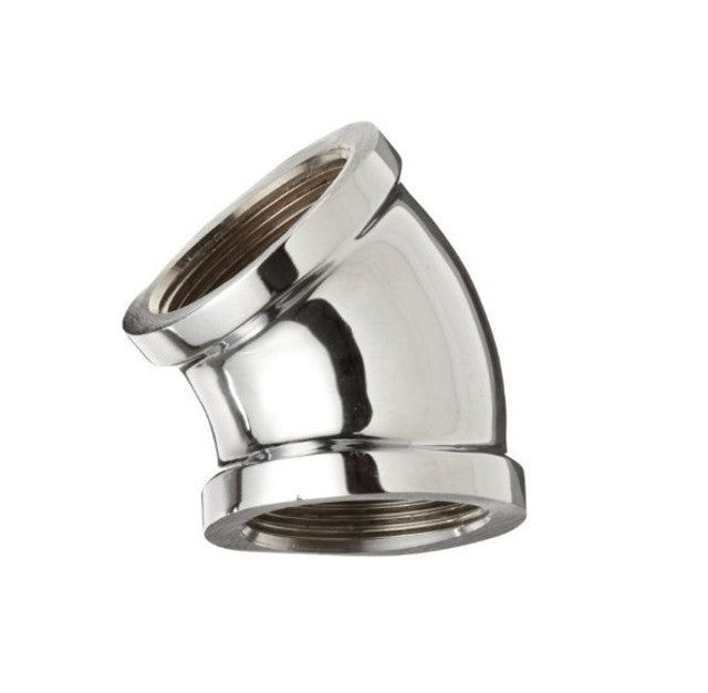 LDR 1/2" 45 Degree Elbow Chrome Plated