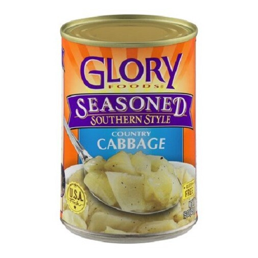 Glory Foods Seasoned Southern Style Country Cabbage 2 Pack