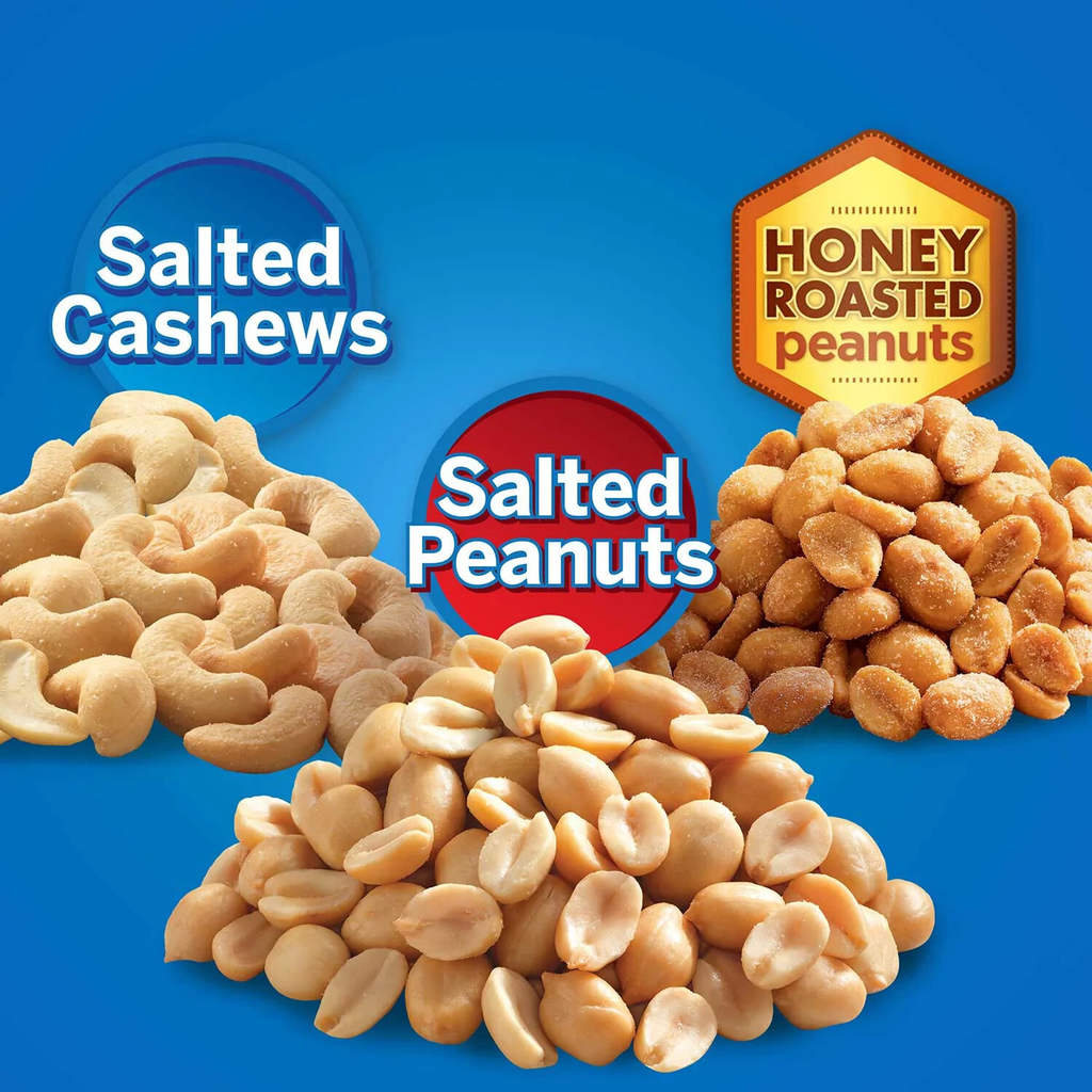 Planters Nuts Cashews and Peanuts Variety Pack (40.5 oz., 24 pk.) Great Price