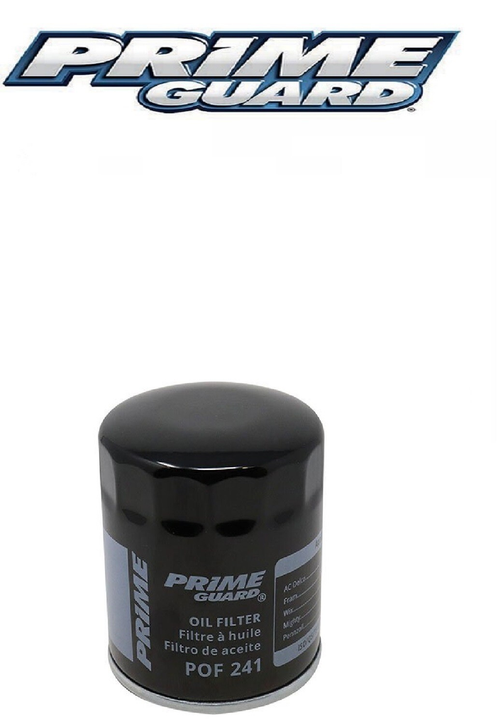 Engine Oil Filter Prime Guard POF241