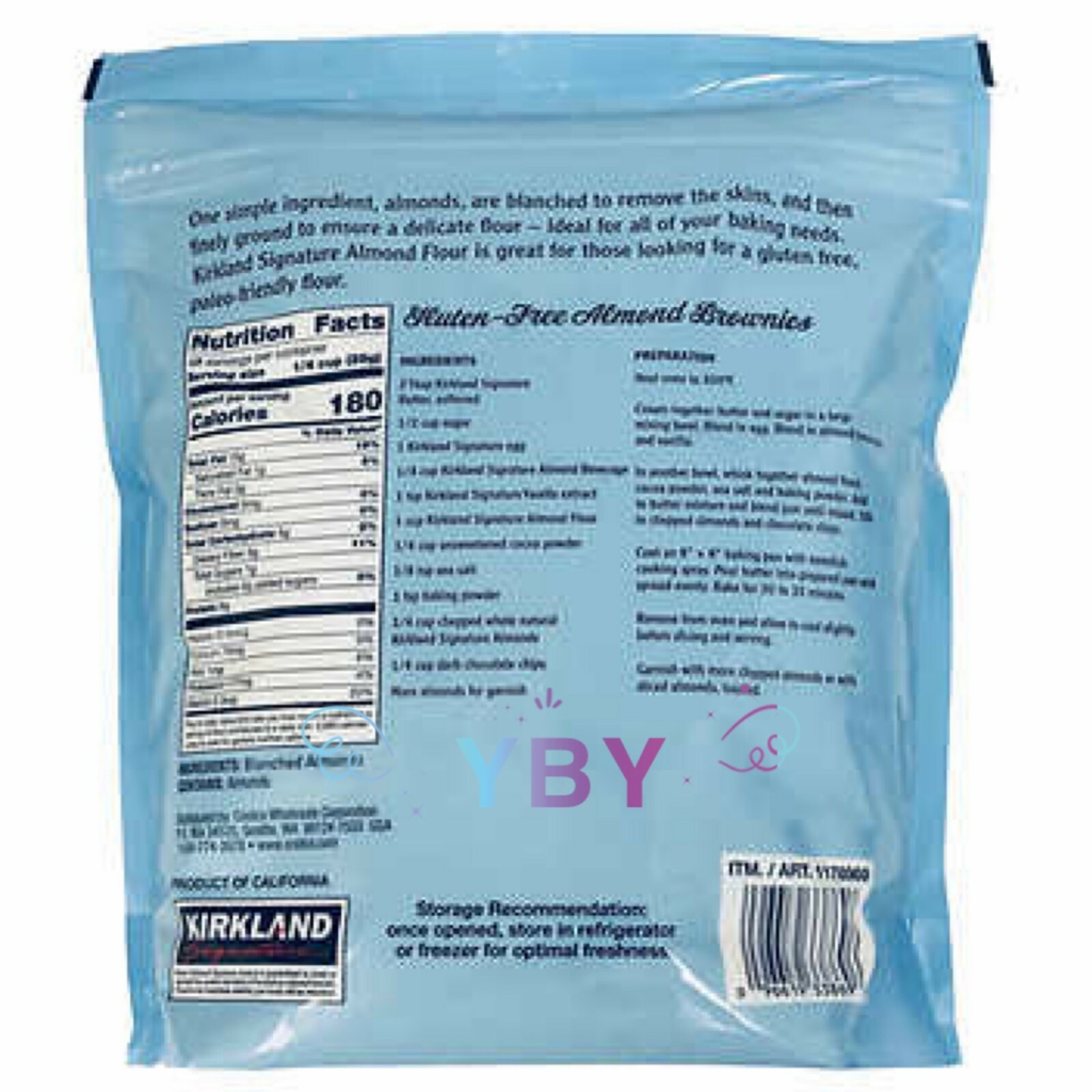 2 Packs Kirkland Signature Almond Flour 3 LB Each Pack