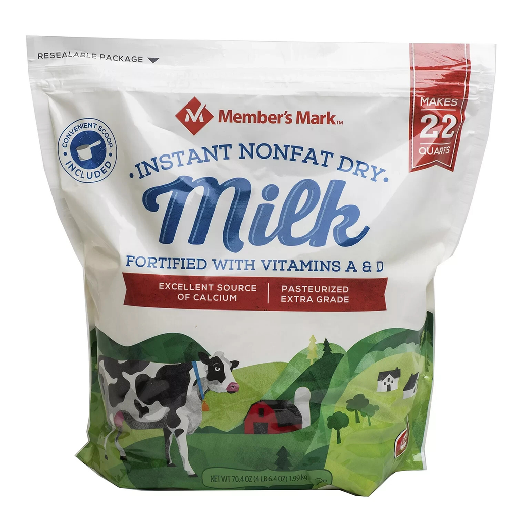 Member's Mark Non-Fat Instant Dry Milk (70.4 oz.) Great Price