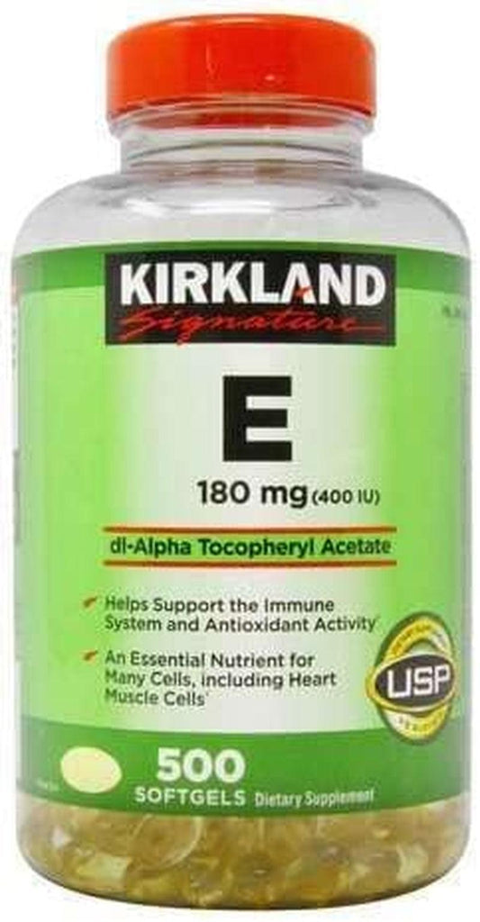 Vitamin E 400 I. U. 500 Softgels per Bottle