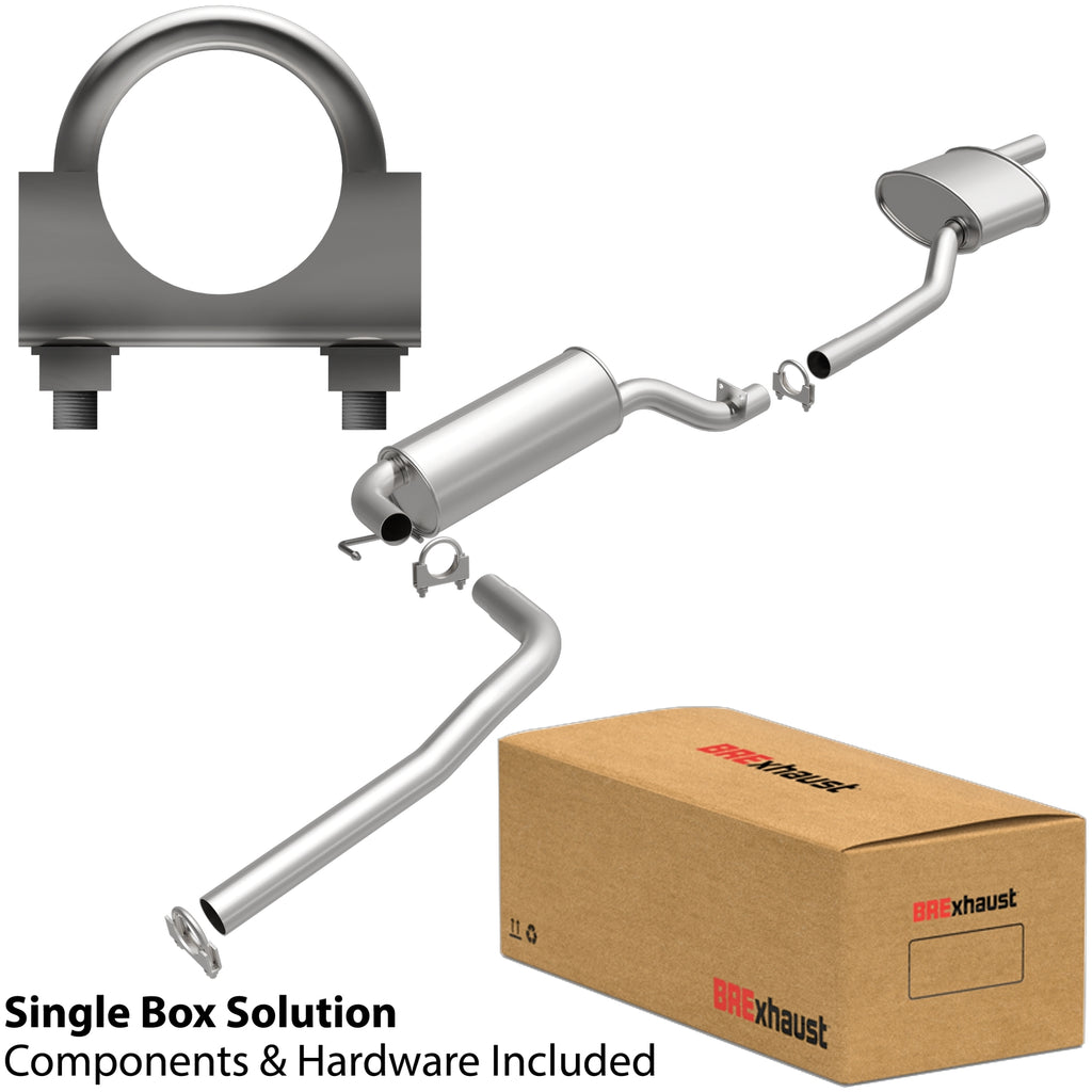 BRExhaust 2003-2007 Ford Focus Direct-Fit Replacement Exhaust System