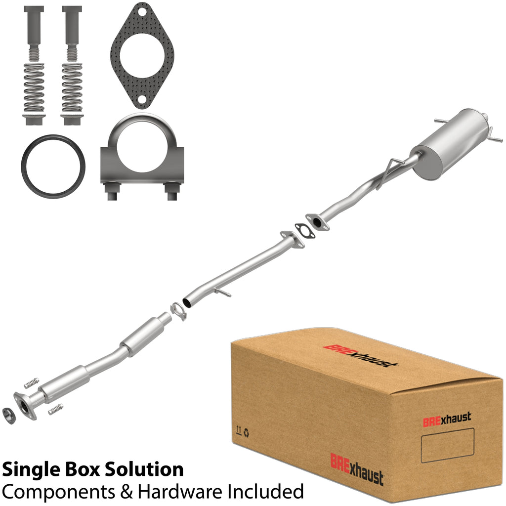 BRExhaust 2002-2005 Subaru Forester H4 2.5L Direct-Fit Replacement Exhaust System