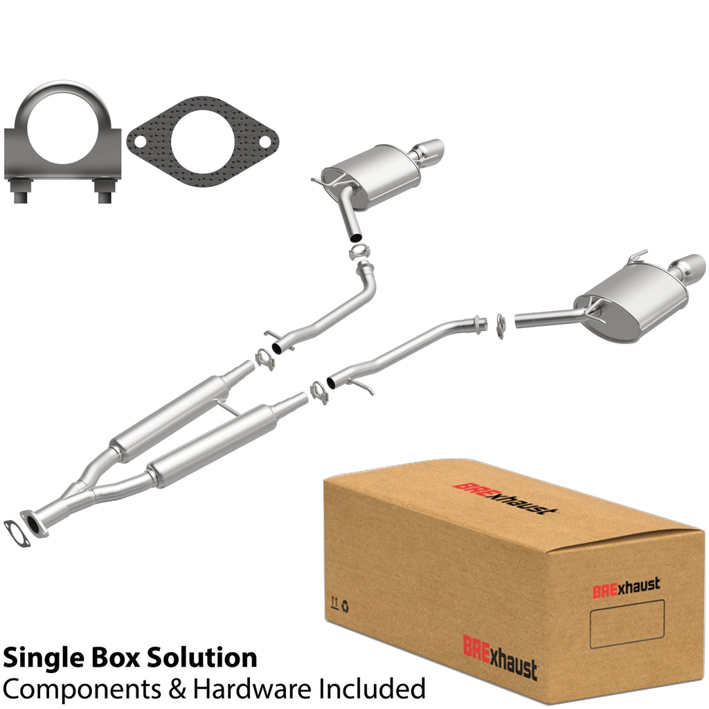 BRExhaust 2007-2013 INFINITI Direct-Fit Replacement Exhaust System