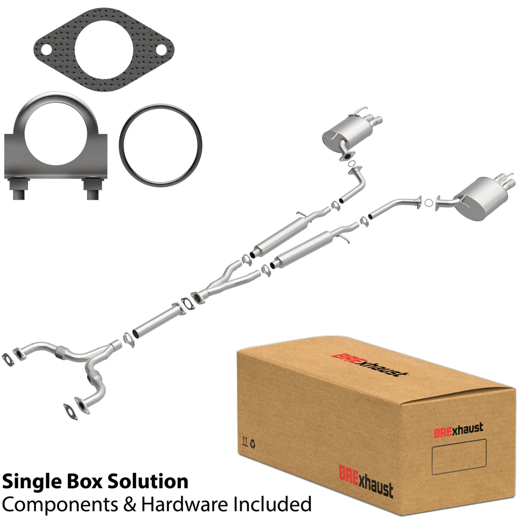 BRExhaust 2006-2008 INFINITI M35 V6 3.5L Direct-Fit Replacement Exhaust System