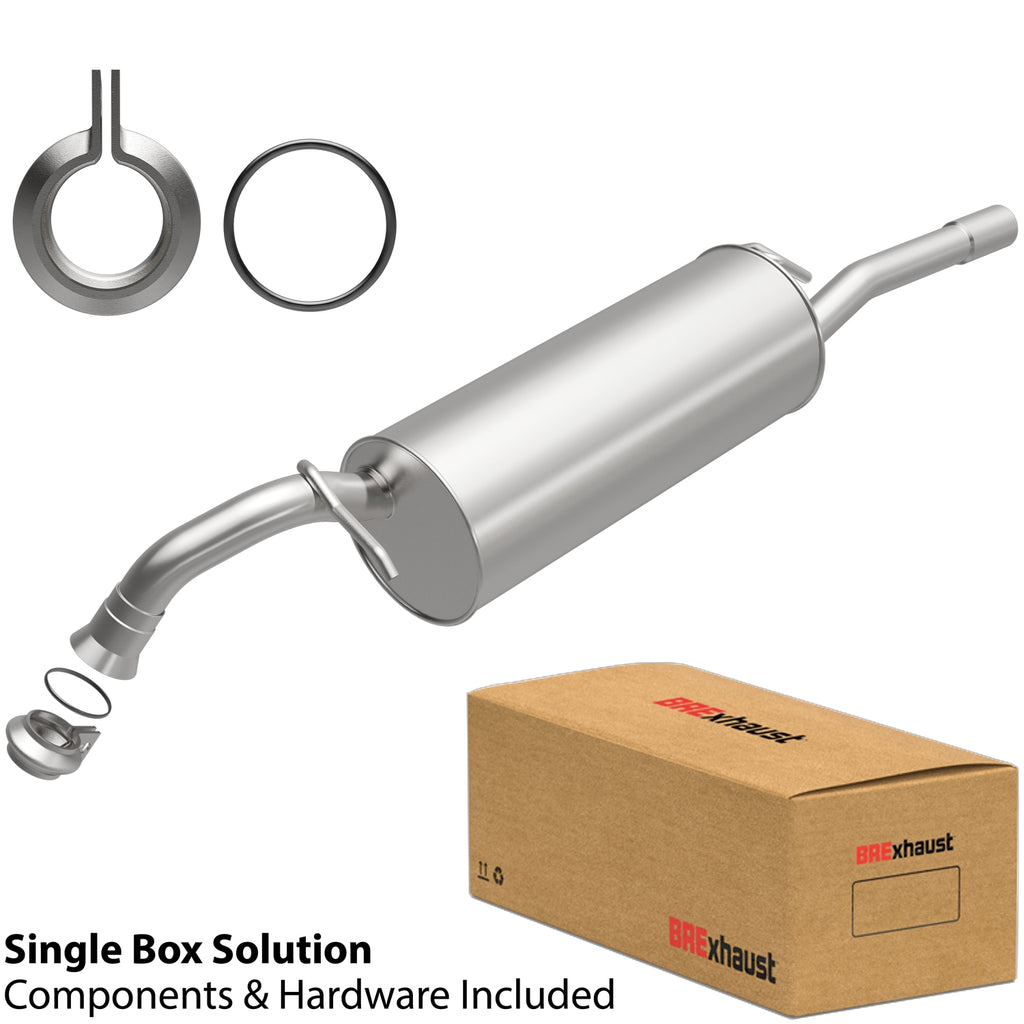 BRExhaust 2000-2005 Toyota Echo L4 1.5L Direct-Fit Replacement Exhaust System