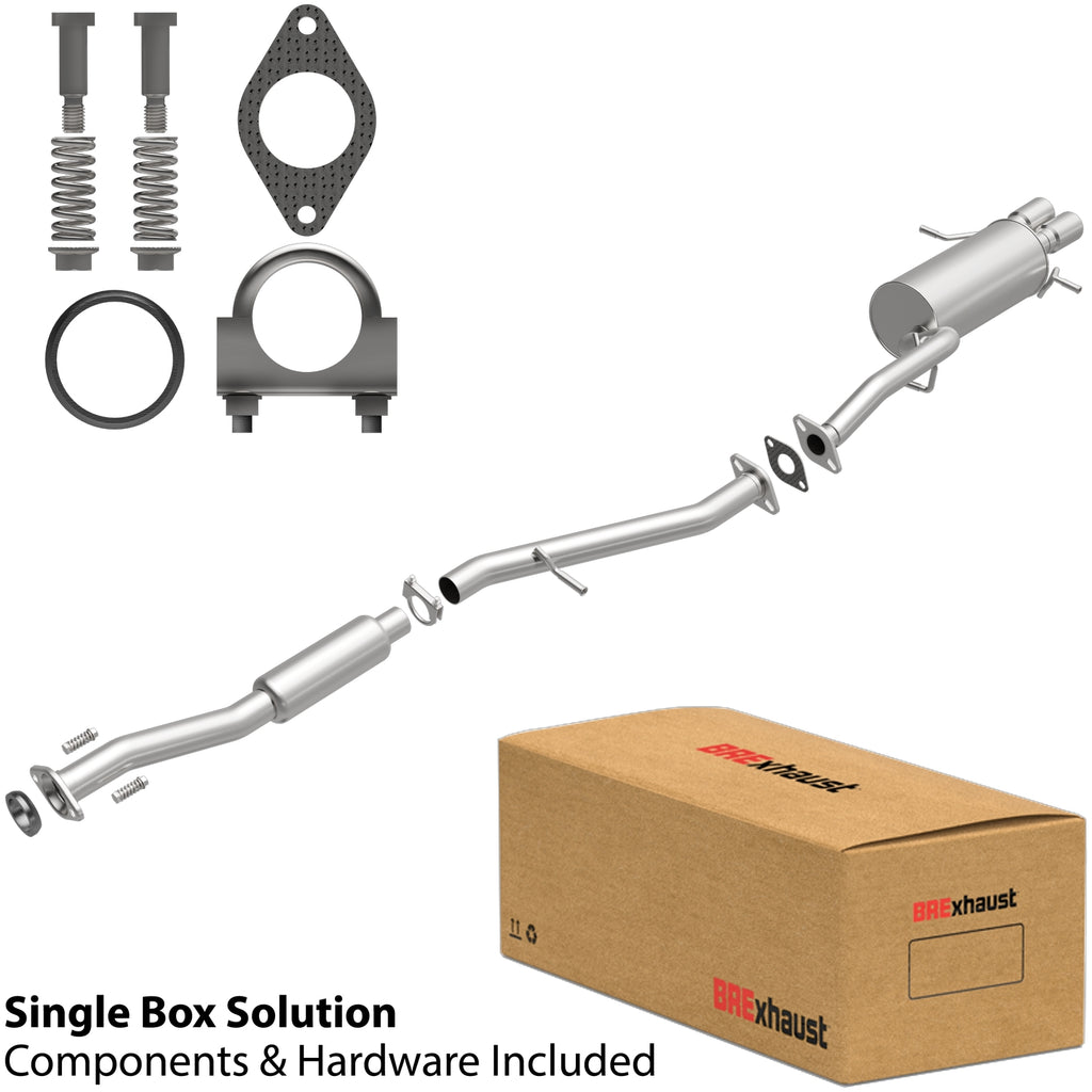 BRExhaust 2002-2004 Subaru Impreza H4 2.0L Direct-Fit Replacement Exhaust System