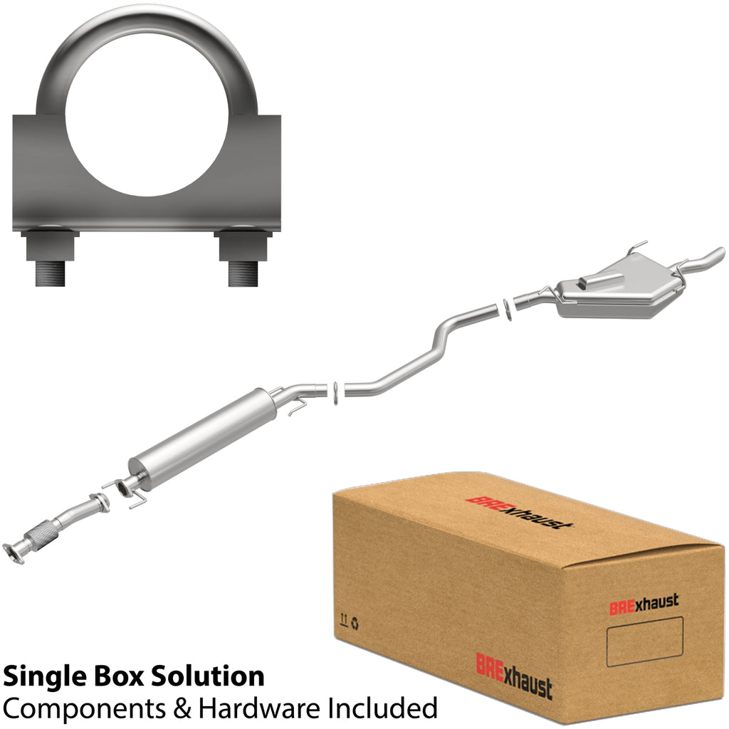 BRExhaust 1999-2009 Saab 9-5 L4 2.3L Direct-Fit Replacement Exhaust System