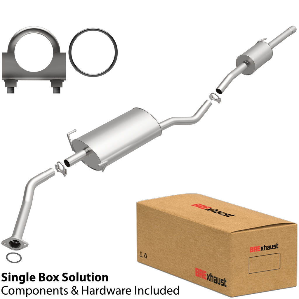 BRExhaust 1998-2000 Toyota Sienna V6 3.0L Direct-Fit Replacement Exhaust System