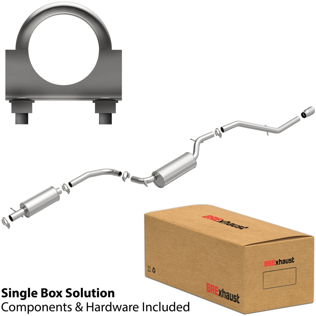 BRExhaust 2004-2009 Mazda 3 Direct-Fit Replacement Exhaust System