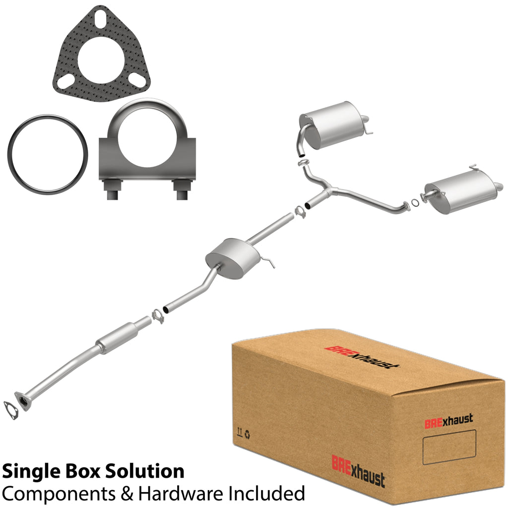 BRExhaust 2003-2007 Honda Accord V6 3.0L Direct-Fit Replacement Exhaust System