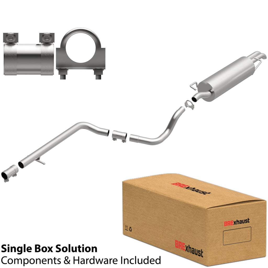 BRExhaust 1999-2005 Volkswagen Jetta L4 1.9L Direct-Fit Replacement Exhaust System