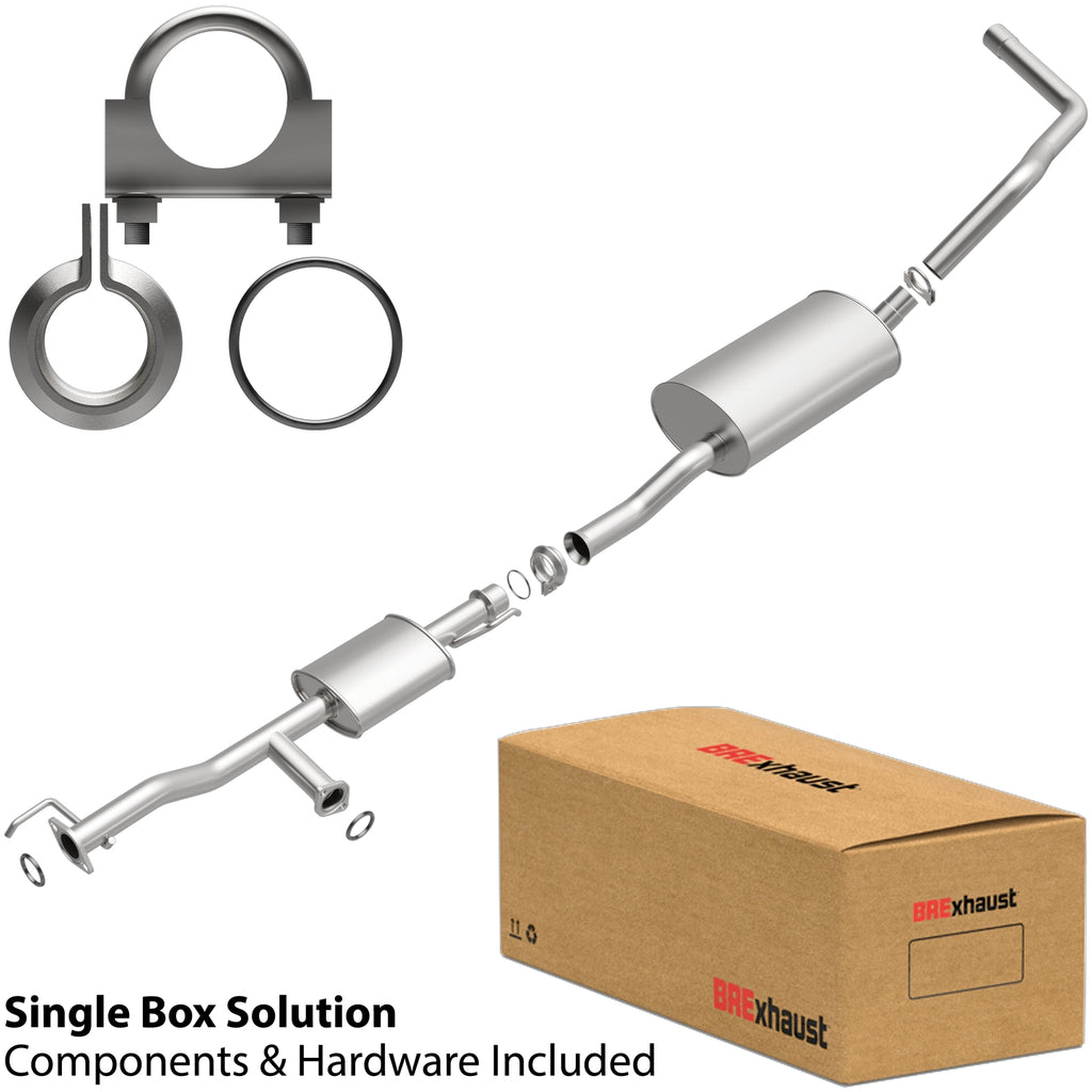 BRExhaust 2000-2002 Toyota Tundra V8 4.7L Direct-Fit Replacement Exhaust System