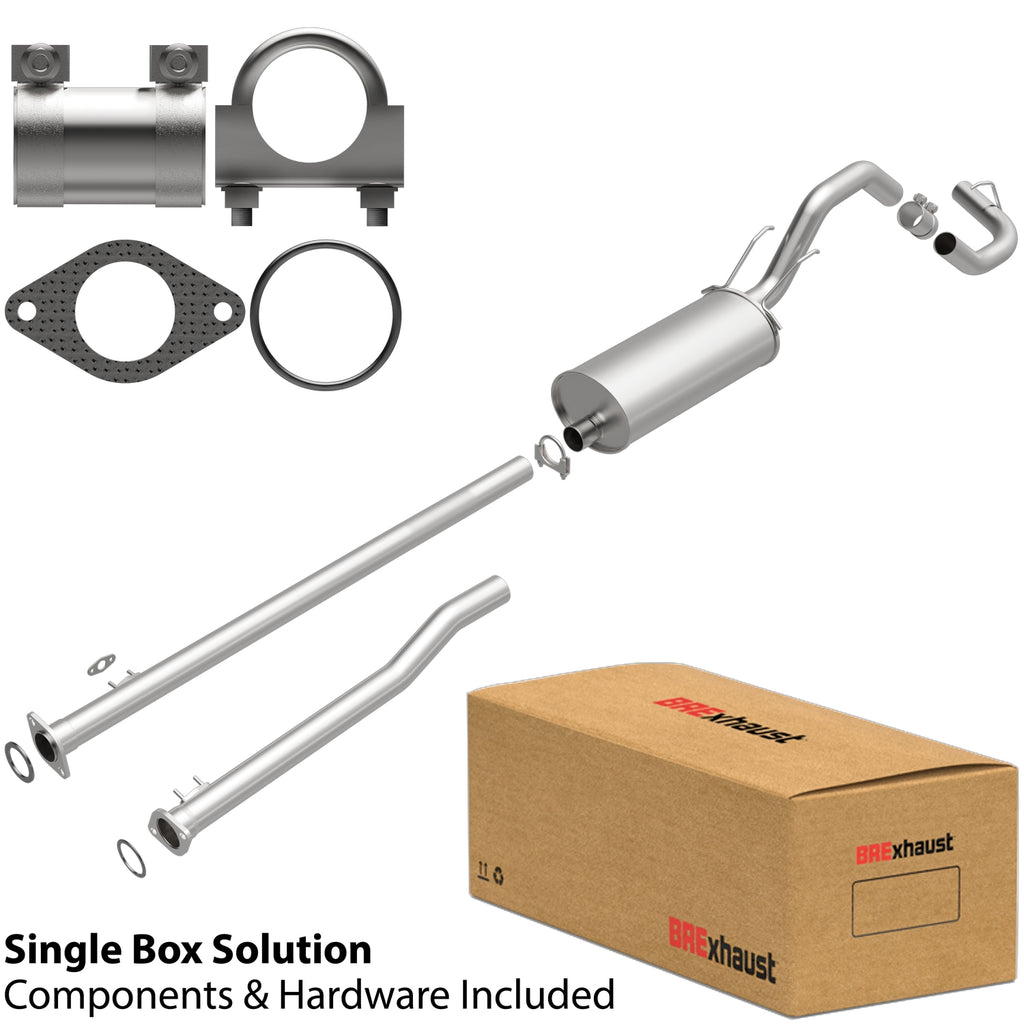 BRExhaust 1995-2004 Toyota Tacoma V6 3.4L Direct-Fit Replacement Exhaust System