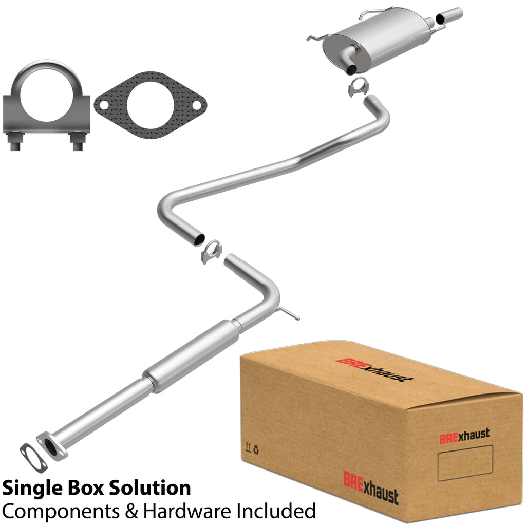 BRExhaust 1998-2001 Nissan Altima L4 2.4L Direct-Fit Replacement Exhaust System