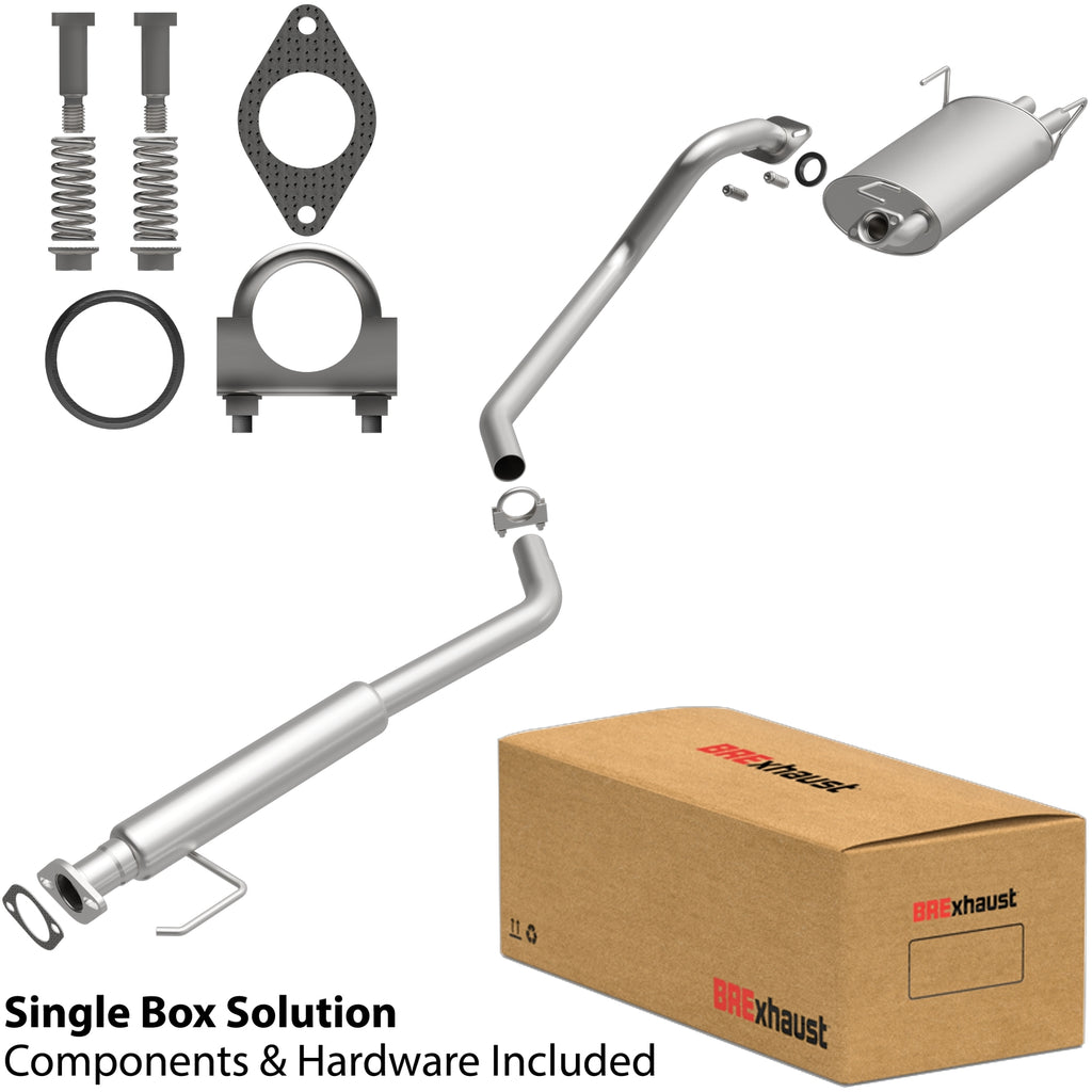 BRExhaust 2002-2006 Nissan Sentra L4 2.5L Direct-Fit Replacement Exhaust System