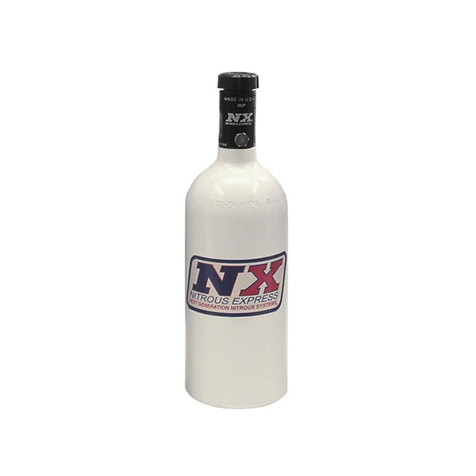 Nitrous Express 1 LB BOTTLE W/ MOTORCYCLE VALVE (3.2 DIA. X 9.83 TALL)