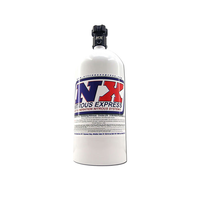 Nitrous Express 5 LB BOTTLE W/ LIGHTNING 500 VALVE (5.25 DIA. X 17.64 TALL)