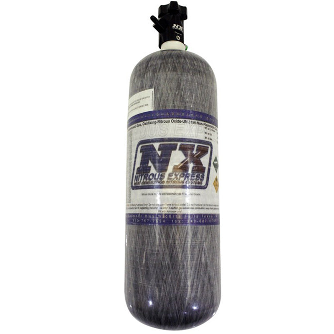 Nitrous Express COMPOSITE BOTTLE W/ LIGHTNING 500 VALVE (6.79 DIA. X 23.25 TALL)