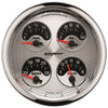 5 in. QUAD GAUGE 100 PSI/100-250 Fahrenheit/8-18V/240-33 O AMERICAN MUSCLE