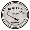 2-1/16 in. VOLTMETER 8-18V OLD-TYME WHITE II