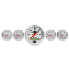 5 PC. GAUGE KIT 3-1/8 in. & 2-1/16 in.  ELEC. SPEEDO. CHEVROLET HERITAGE BOWTIE