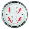 5 in. QUAD GAUGE 100 PSI/100-250 Fahrenheit/8-18V/0-90 O ARCTIC WHITE