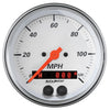 3-3/8 in. GPS SPEEDOMETER 0-120 MPH ARCTIC WHITE