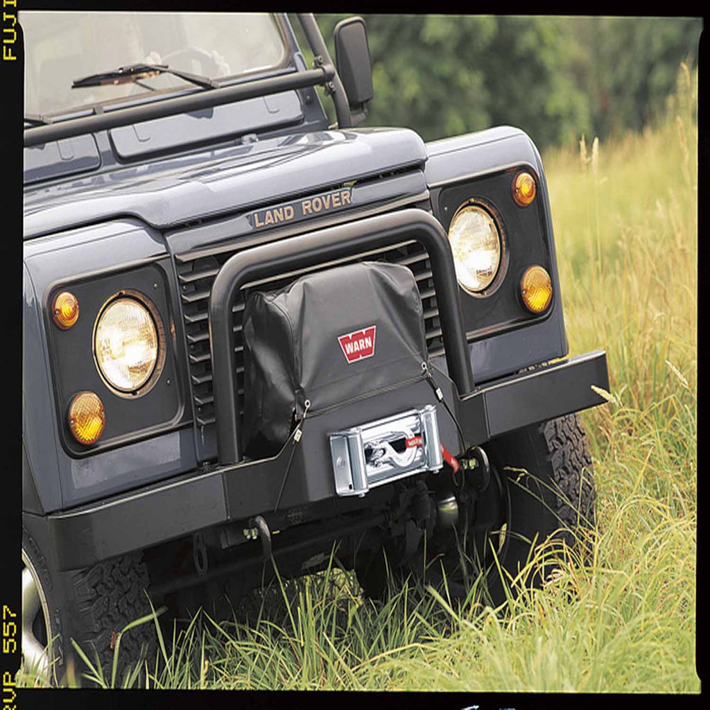 9.5xp XD9000 M8000 M6000 Winches mounted on Classic Bumper Nylon-Backed Vinyl