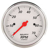 3-1/8 in. IN-DASH TACHOMETER 0-7000 RPM ARCTIC WHITE