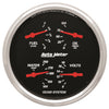 5 in. QUAD GAUGE 100 PSI/100-250 Fahrenheit/8-18V/0-90 O DESIGNER BLACK